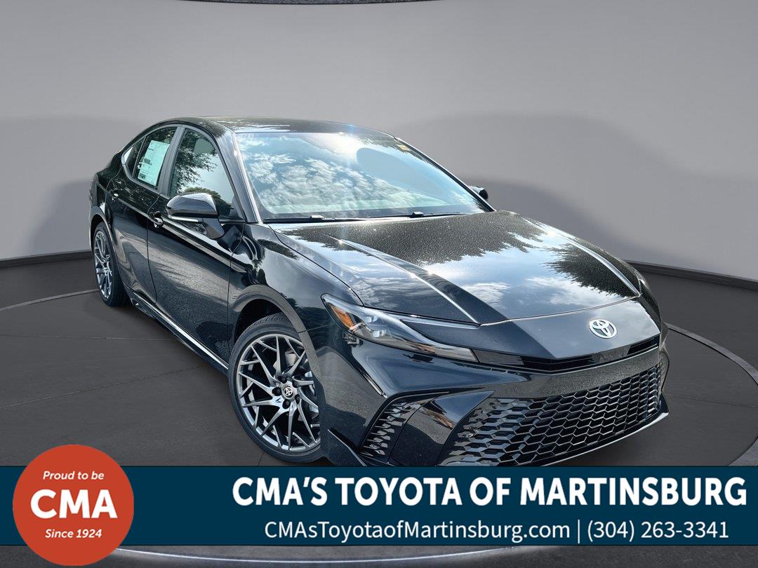 Midnight Black Metallic 2026 Toyota Camry Sedan Front-Wheel Drive Continuously Variable Transmission