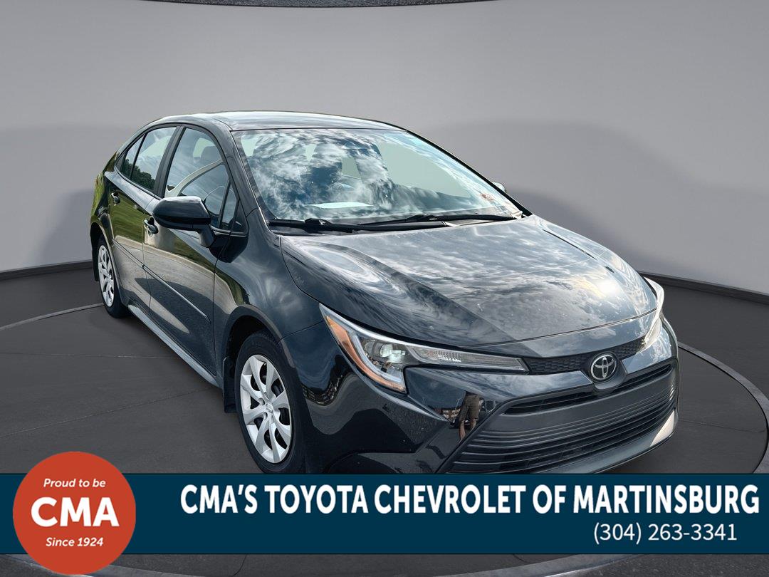 Midnight Black Metallic 2025 Toyota Corolla Sedan Front-Wheel Drive Continuously Variable Transmission