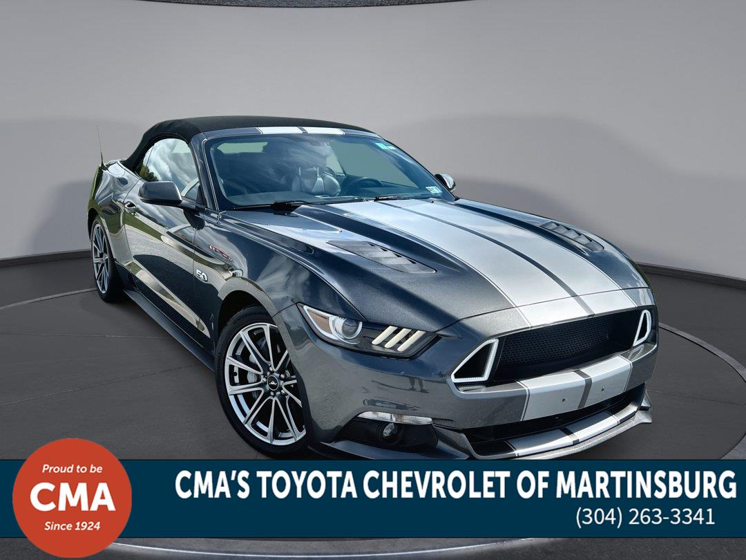Gray (Magnetic) 2015 Ford Mustang Convertible Rear-Wheel Drive 6-Speed Automatic