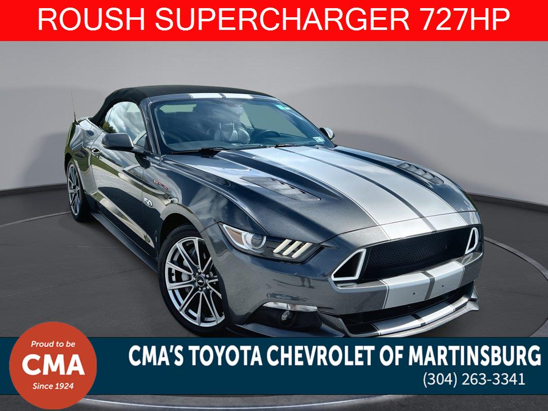 Gray (Magnetic) 2015 Ford Mustang Convertible Rear-Wheel Drive 6-Speed Automatic