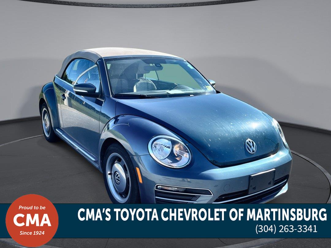 Deep Sea Teal Metallic w/Beige Roof 2018 Volkswagen Beetle Hatchback
