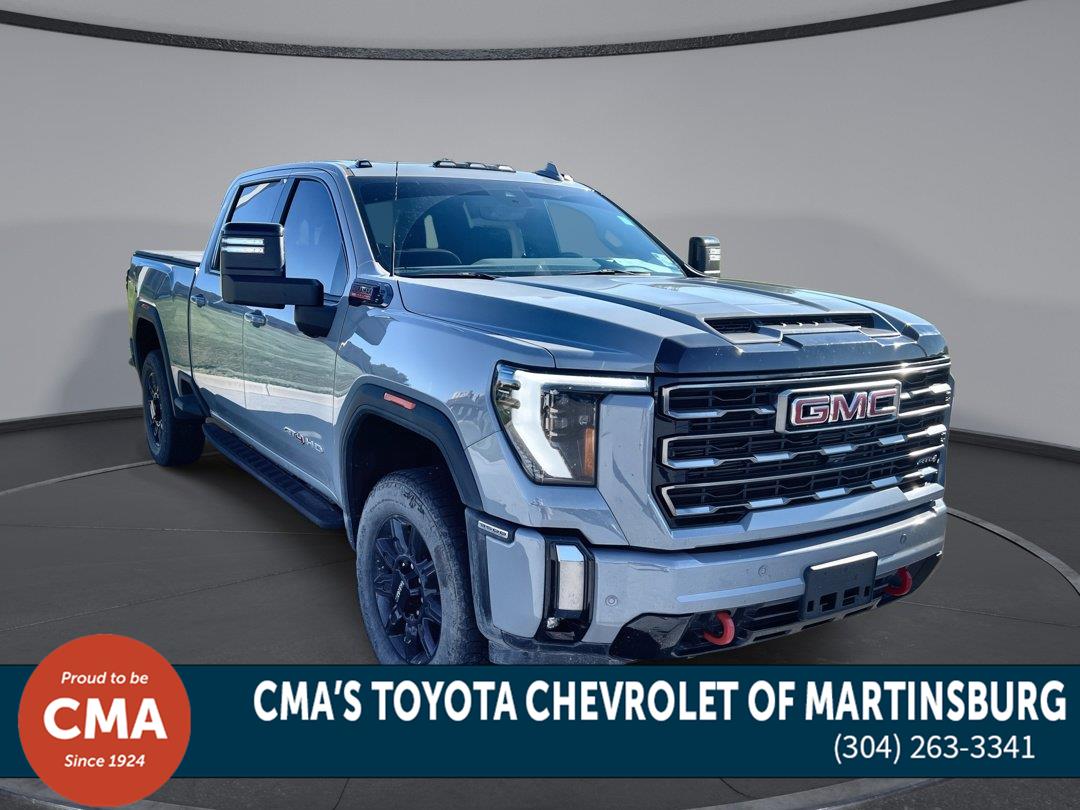 Thunderstorm Gray 2024 GMC Sierra 3500HD Pickup Truck Four-Wheel Drive Automatic