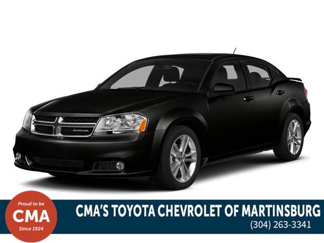 Black Clearcoat 2014 Dodge Avenger Sedan Front-Wheel Drive 4-Speed Automatic