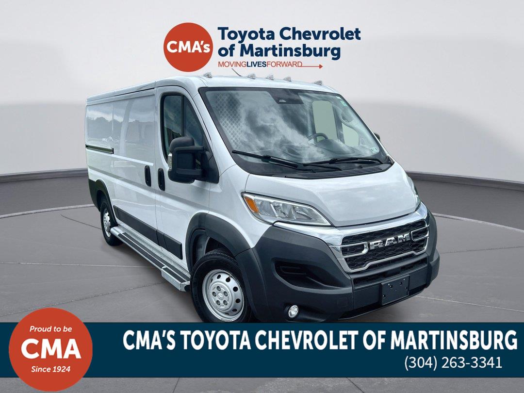 Bright White Clearcoat 2023 RAM ProMaster Van Front-Wheel Drive 9-Speed Automatic