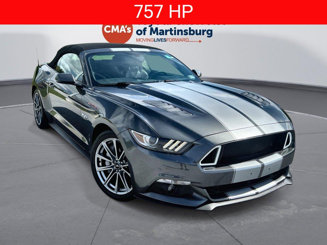 Gray (Magnetic) 2015 Ford Mustang Convertible Rear-Wheel Drive 6-Speed Automatic