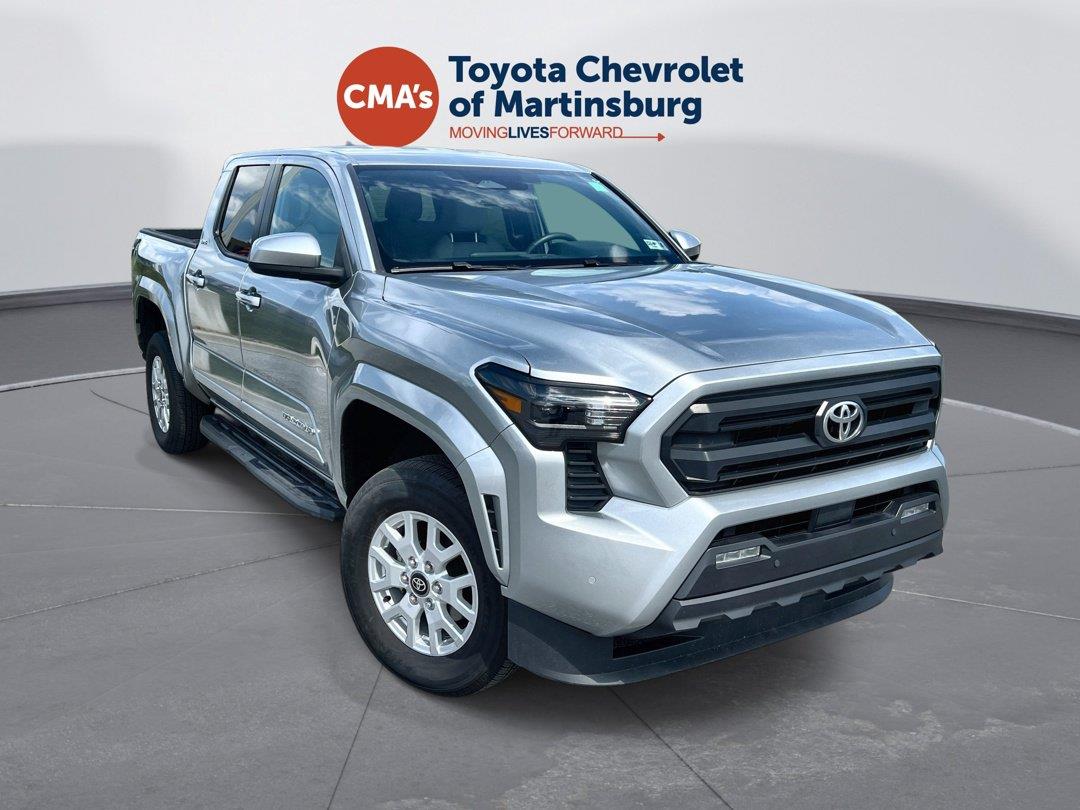 Celestial Silver Metallic 2024 Toyota Tacoma Pickup Truck Four-Wheel Drive 8-Speed Automatic
