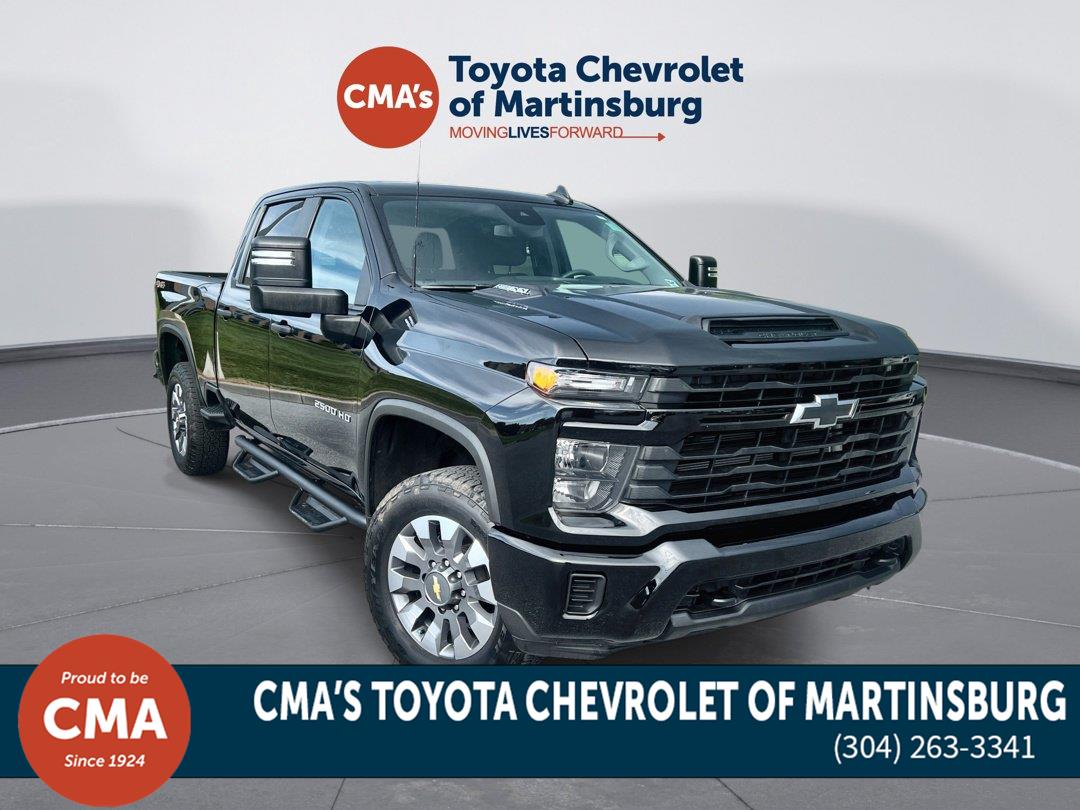 Black 2024 Chevrolet Silverado 2500HD Pickup Truck Four-Wheel Drive Automatic