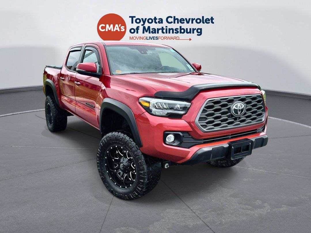 Barcelona Red Metallic 2020 Toyota Tacoma Pickup Truck Four-Wheel Drive Manual