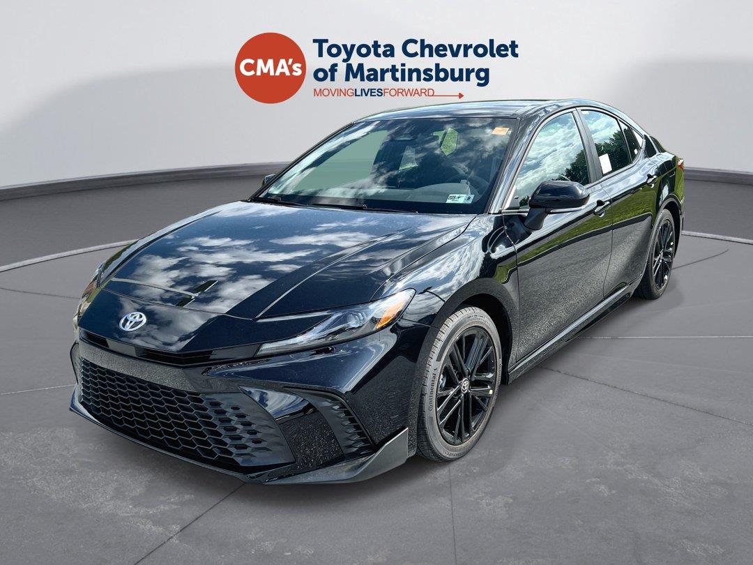 Midnight Black Metallic 2026 Toyota Camry Sedan Front-Wheel Drive Continuously Variable Transmission