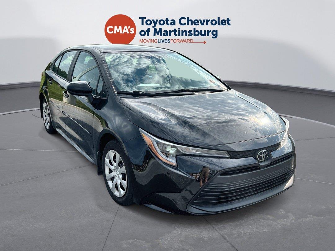 Midnight Black Metallic 2025 Toyota Corolla Sedan Front-Wheel Drive Continuously Variable Transmission