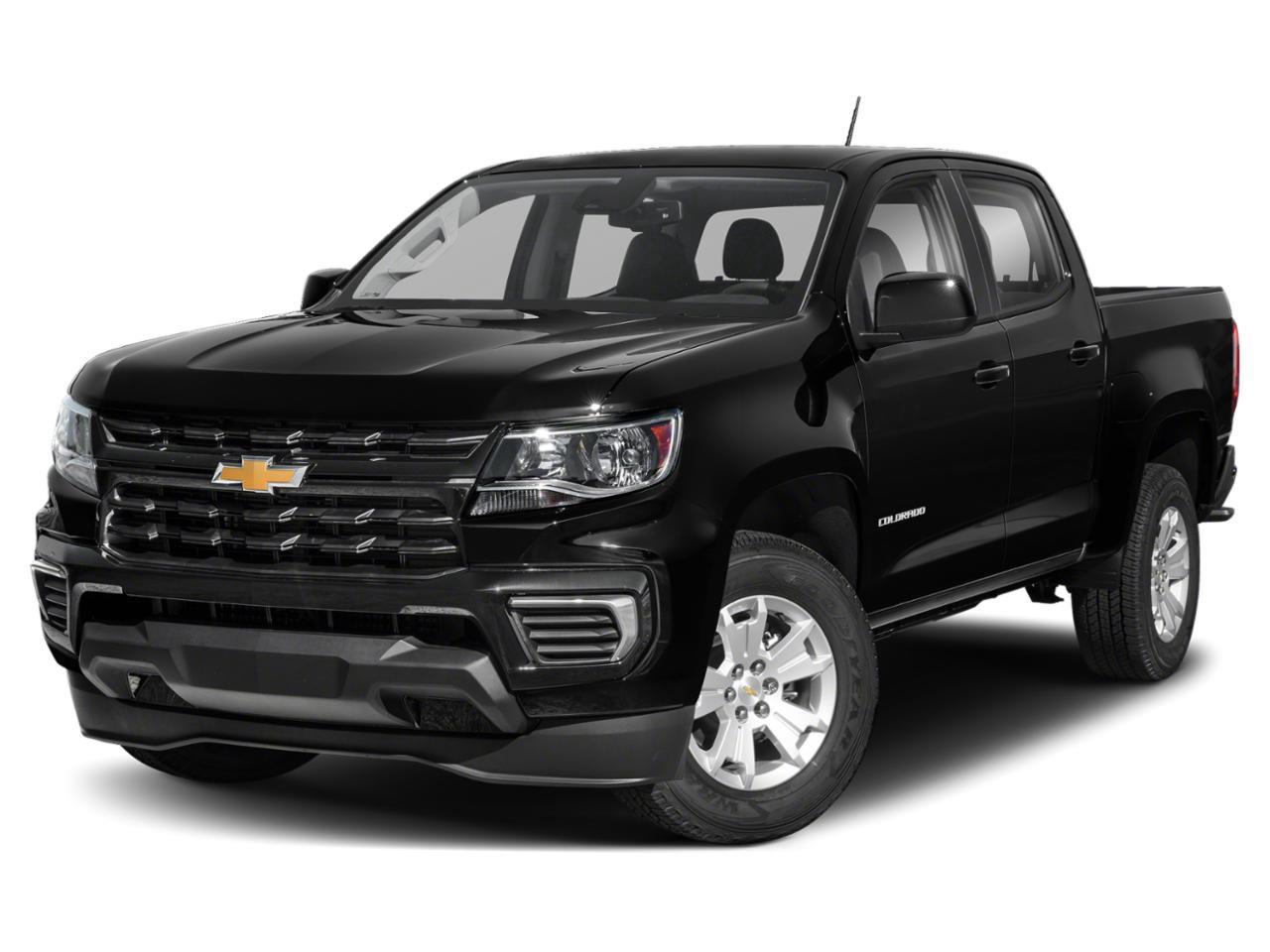 Black 2022 Chevrolet Colorado Pickup Truck Four-Wheel Drive 8-Speed Automatic