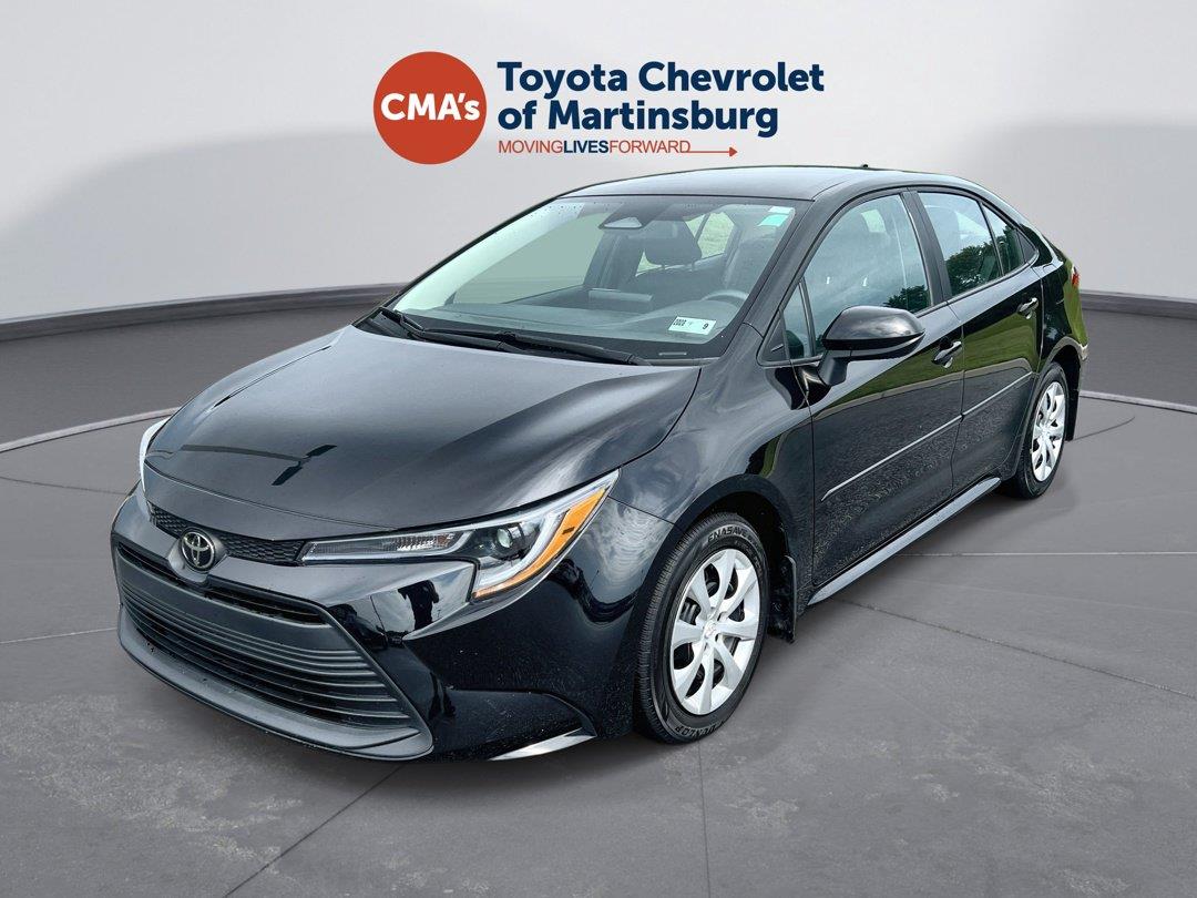 Midnight Black Metallic 2025 Toyota Corolla Sedan Front-Wheel Drive Continuously Variable Transmission