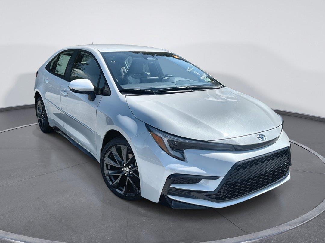 White (Wind Chill Pearl) 2026 Toyota Corolla Hybrid Sedan Front-Wheel Drive Continuously Variable Transmission