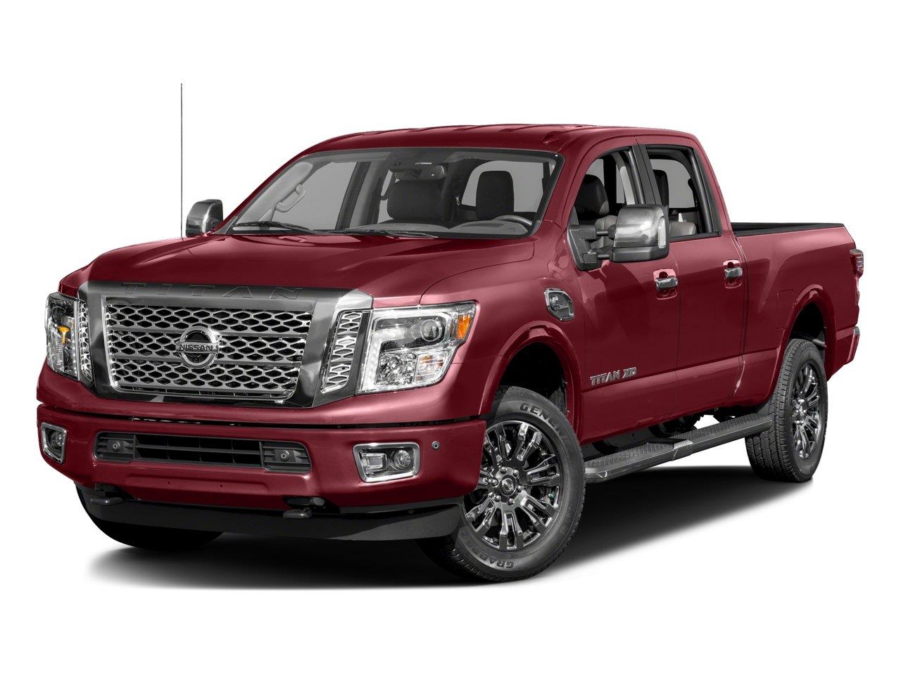 Deep Blue Pearl 2016 Nissan Titan Pickup Truck Four-Wheel Drive Automatic