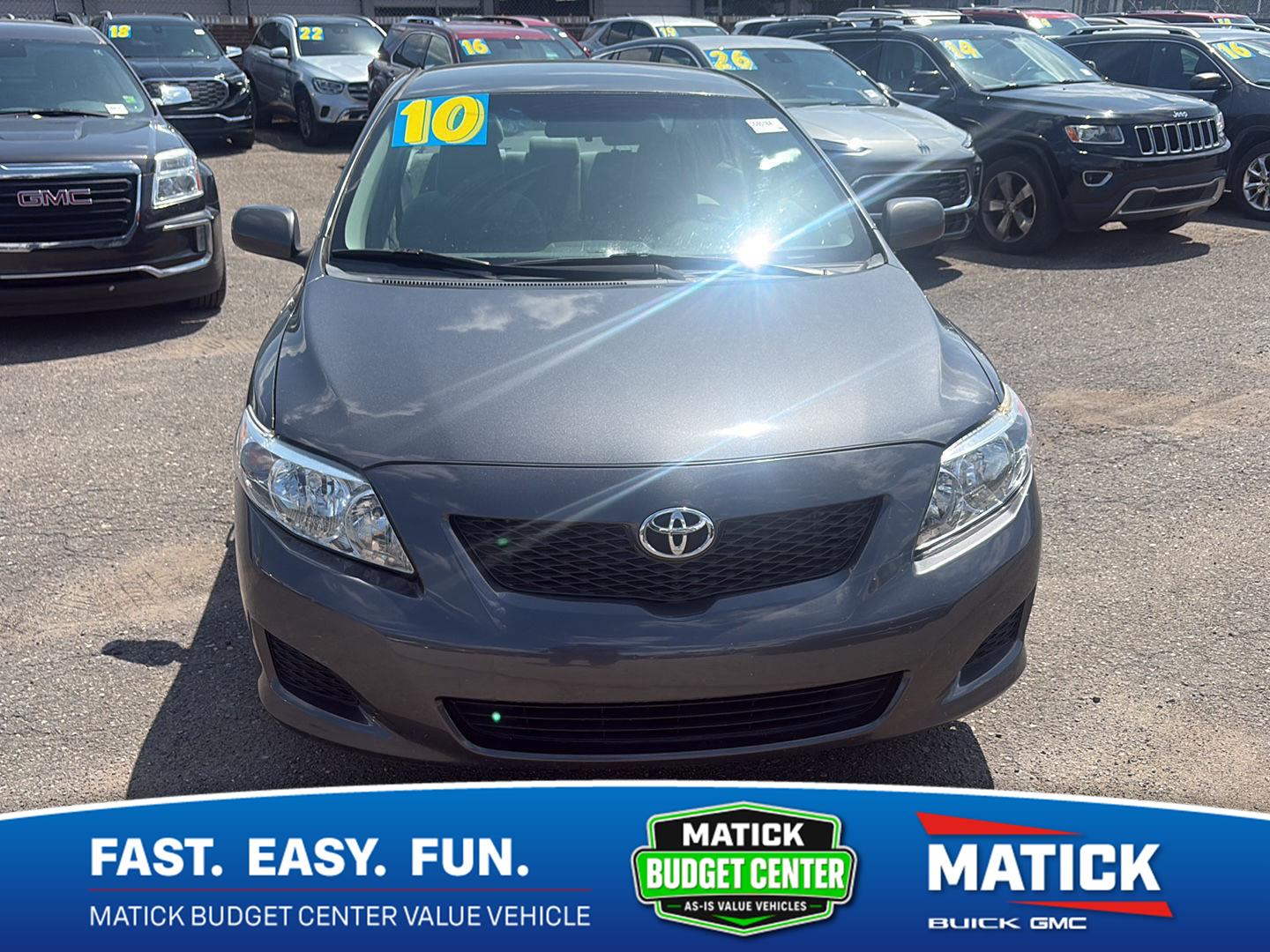 Magnetic Gray Metallic 2010 Toyota Corolla Sedan Front-Wheel Drive