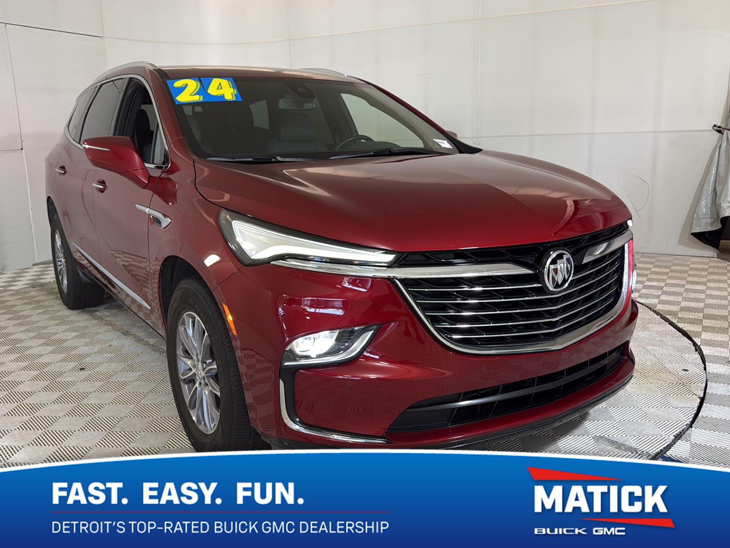 Cherry Red Tintcoat 2024 Buick Enclave SUV / Crossover Four-Wheel Drive