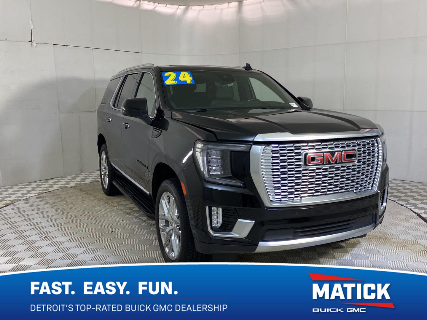 Onyx Black 2024 GMC Yukon SUV / Crossover Four-Wheel Drive Automatic