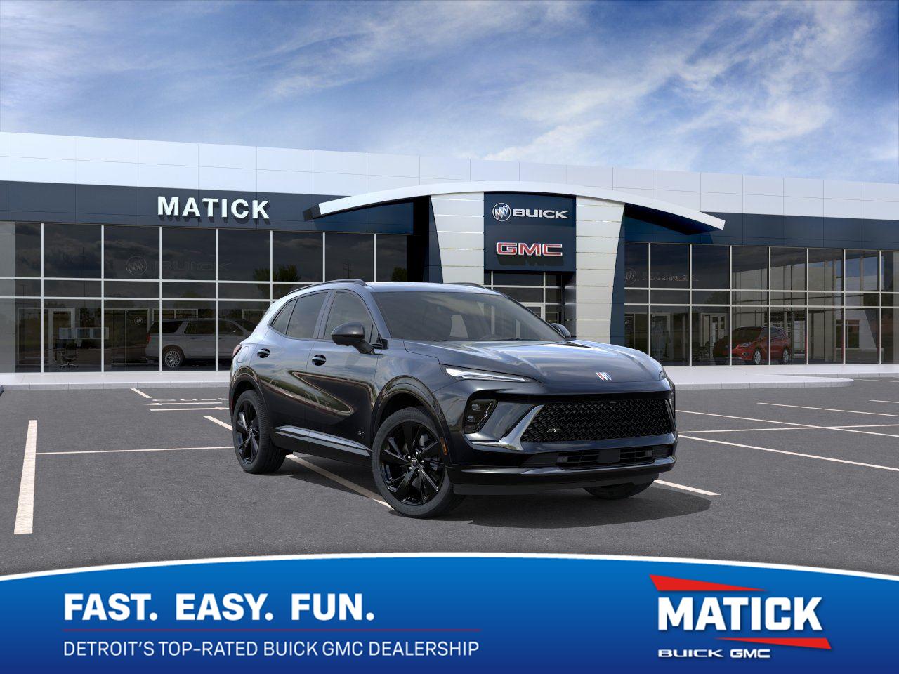 Black (Ebony Twilight Metallic) 2026 Buick Envision SUV / Crossover All-Wheel Drive 9-Speed Automatic