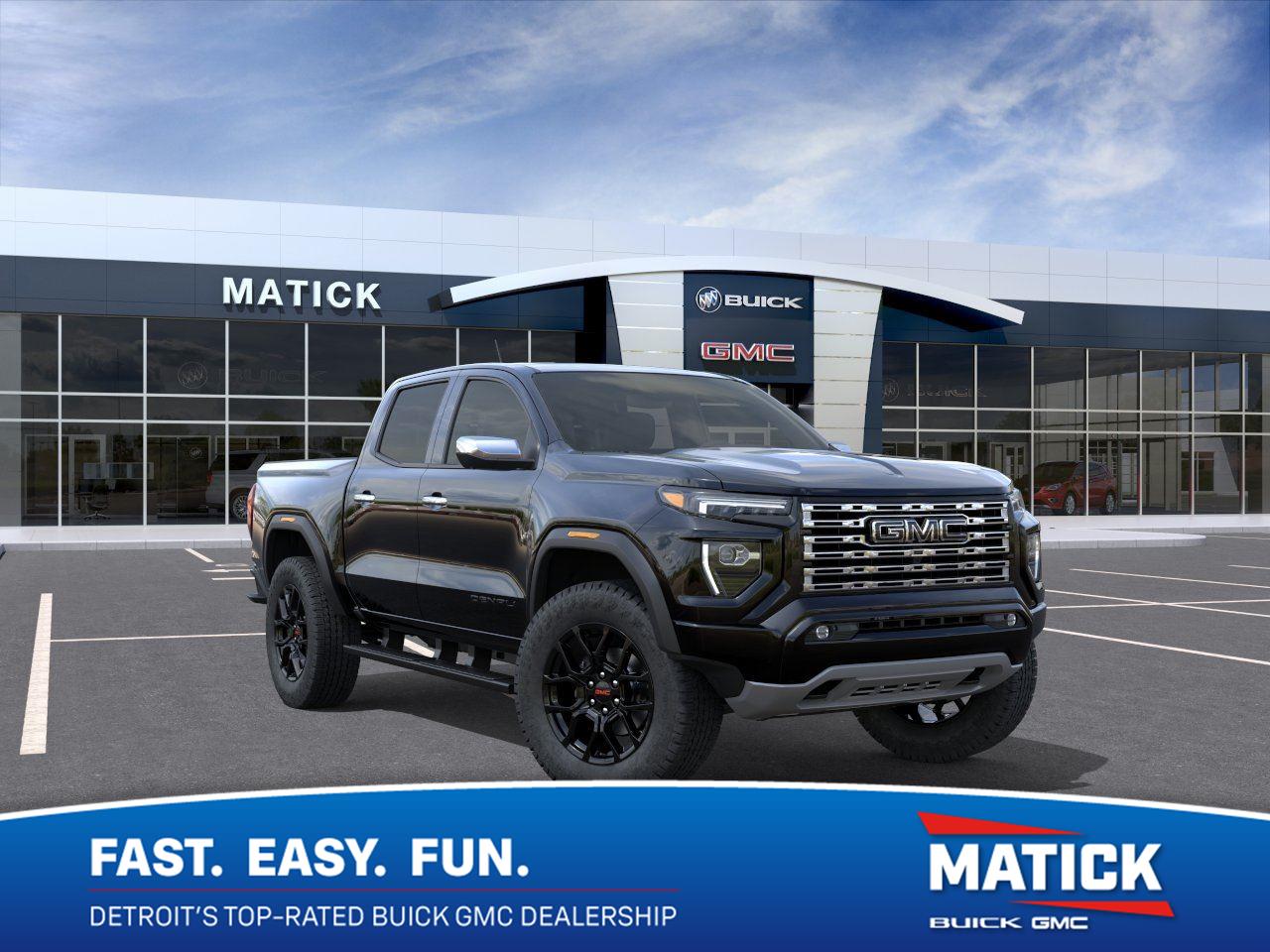 Onyx Black 2026 GMC Canyon Pickup Truck Four-Wheel Drive 8-Speed Automatic