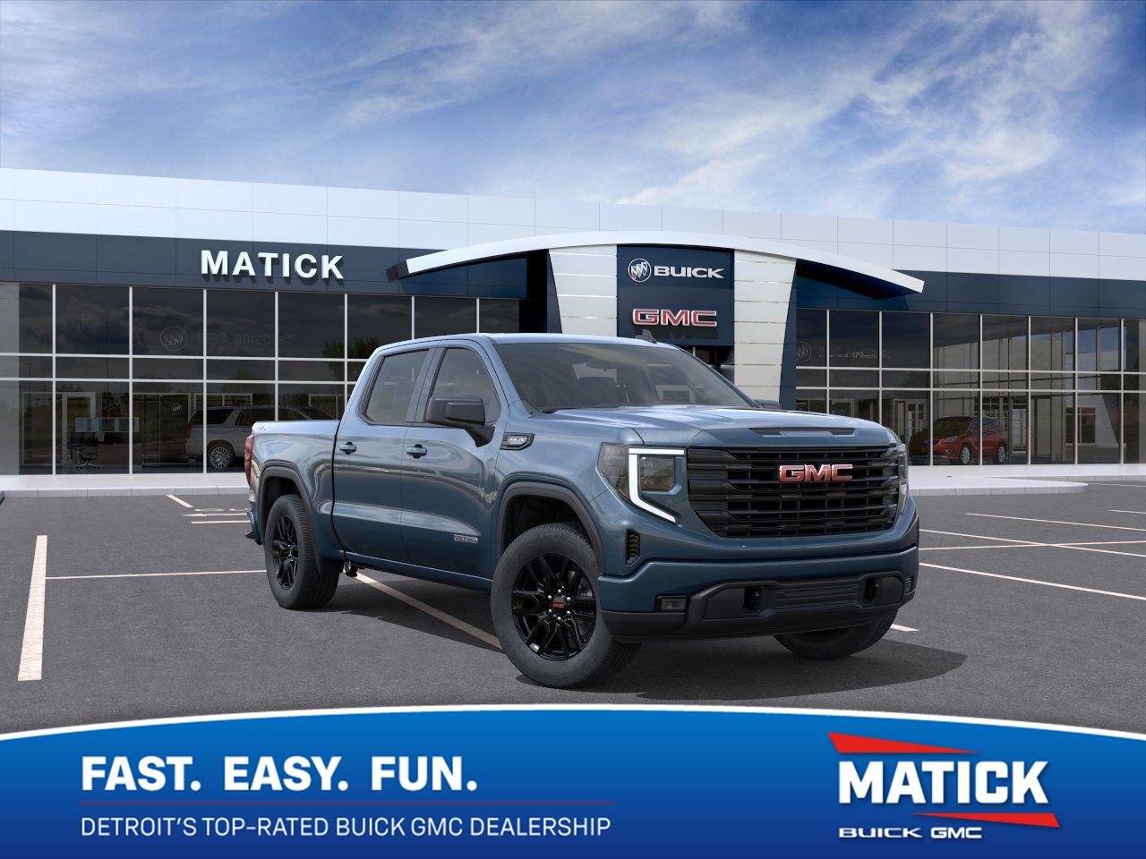 Downpour Metallic 2026 GMC Sierra 1500 Pickup Truck Four-Wheel Drive Automatic