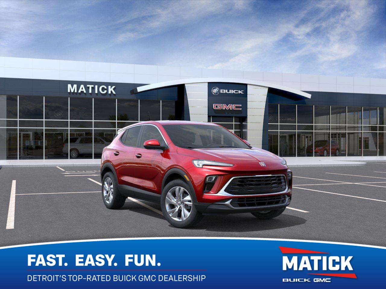 Brilliant Red 2026 Buick Encore GX SUV / Crossover Front-Wheel Drive Continuously Variable Transmission