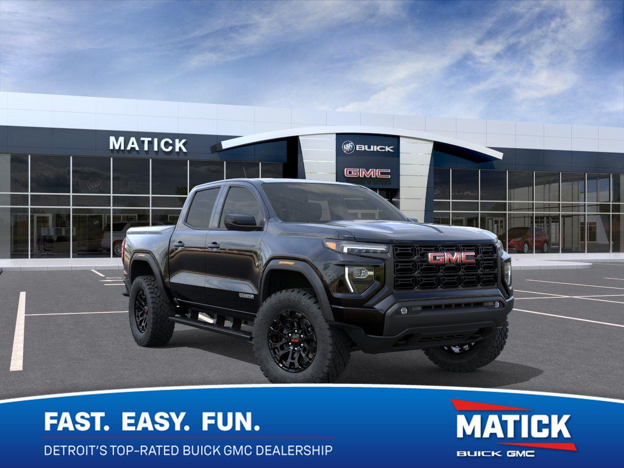 Onyx Black 2026 GMC Canyon Pickup Truck Four-Wheel Drive 8-Speed Automatic
