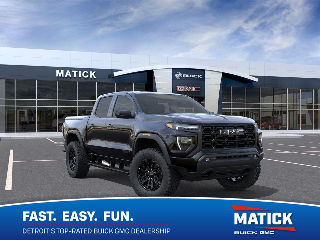 Onyx Black 2026 GMC Canyon Pickup Truck Four-Wheel Drive 8-Speed Automatic