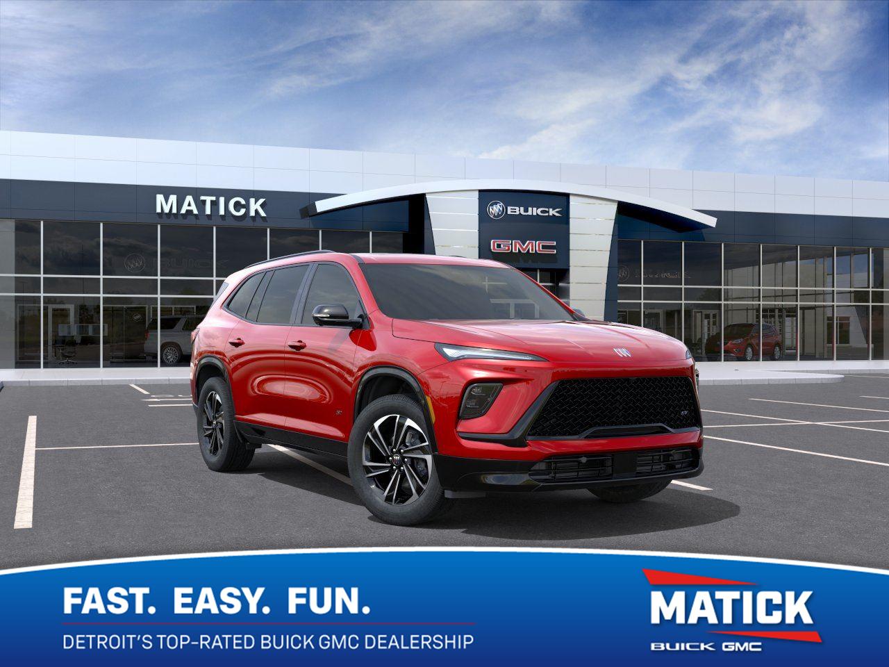 Cherry Red Tintcoat 2026 Buick Enclave SUV / Crossover Front-Wheel Drive 8-Speed Automatic