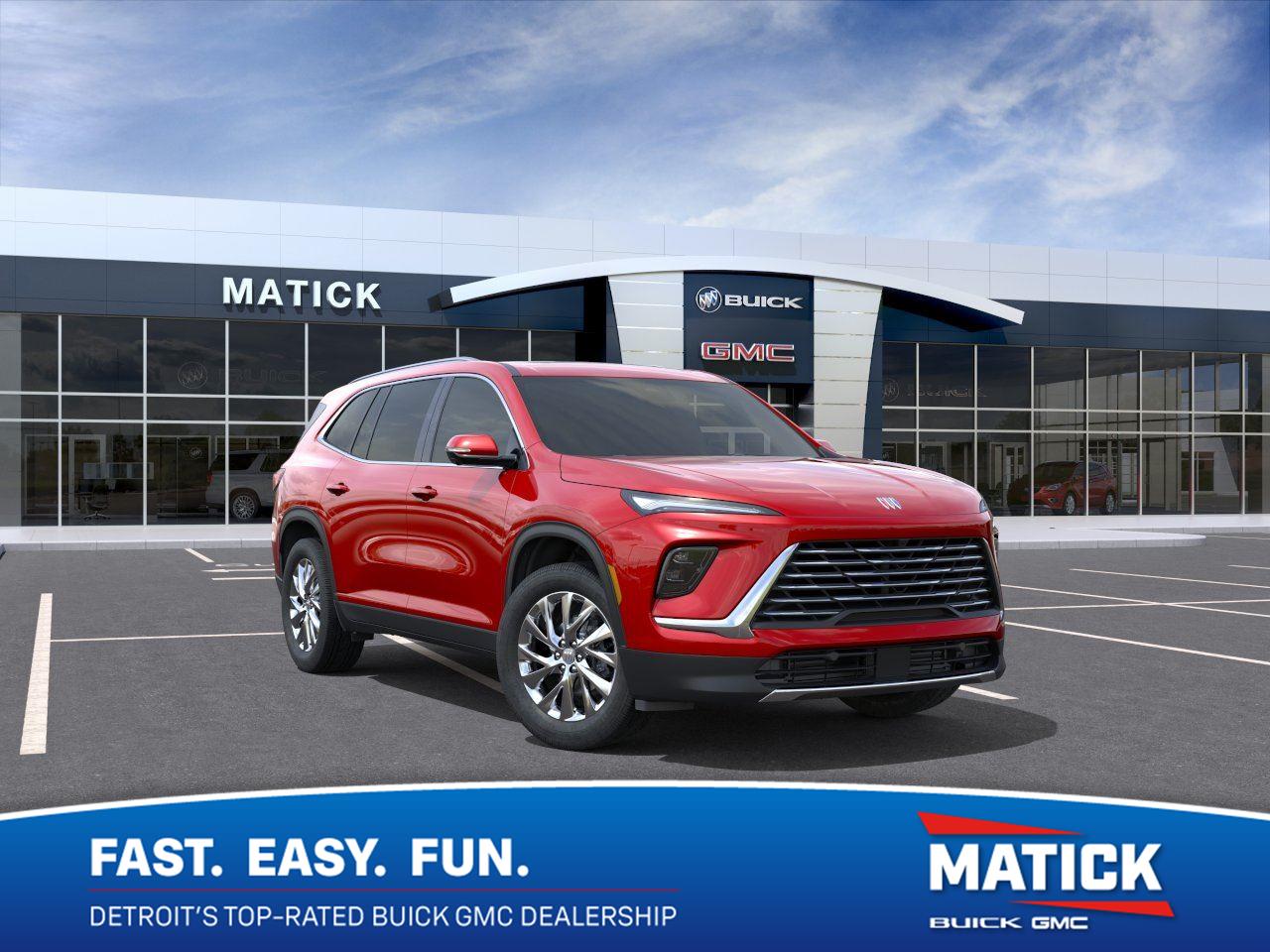 Cherry Red Tintcoat 2026 Buick Enclave SUV / Crossover Four-Wheel Drive 8-Speed Automatic