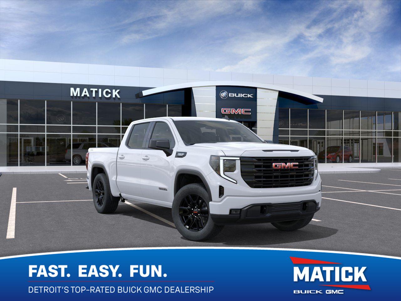 Summit White 2026 GMC Sierra 1500 Pickup Truck Four-Wheel Drive Automatic