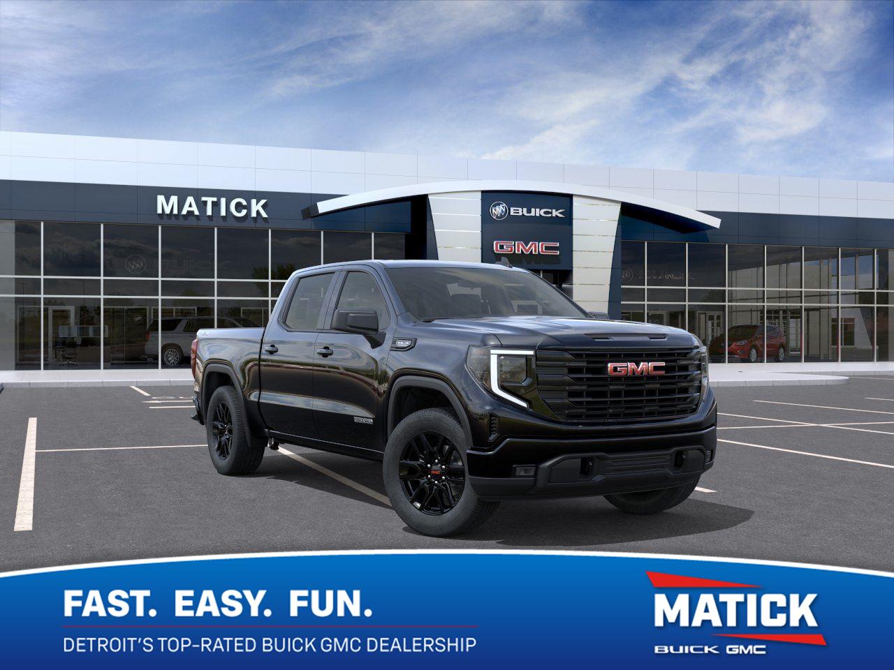 Onyx Black 2026 GMC Sierra 1500 Pickup Truck Four-Wheel Drive Automatic