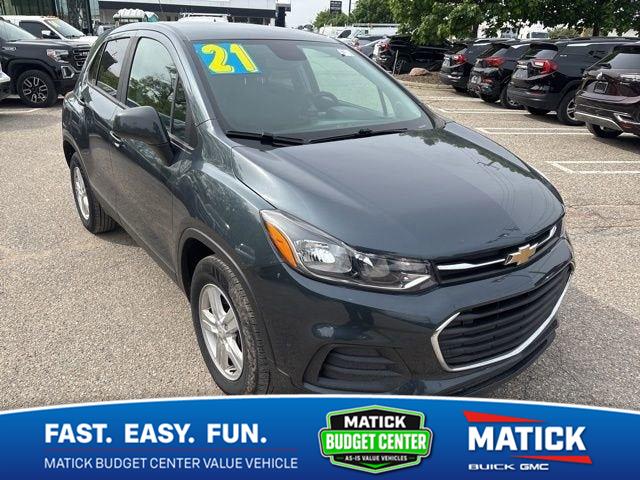 Shadow Gray Metallic 2021 Chevrolet Trax SUV / Crossover Front-Wheel Drive 6-Speed Automatic