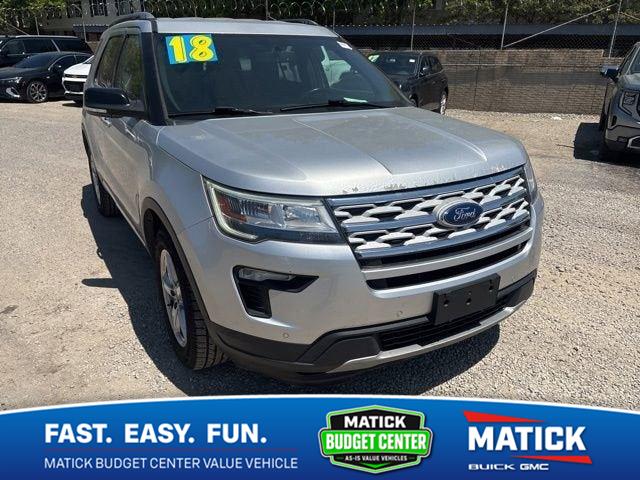 Ingot Silver 2018 Ford Explorer SUV / Crossover Front-Wheel Drive 6-Speed Automatic