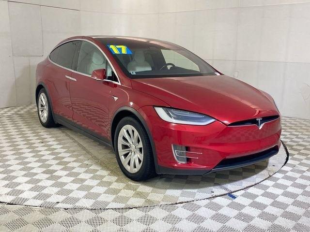 Red Multi-Coat 2017 Tesla Model X SUV / Crossover All-Wheel Drive Automatic