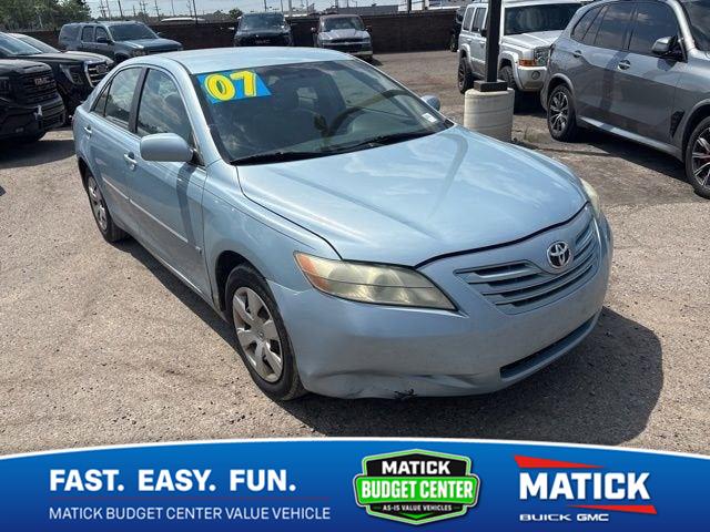 Sky Blue Pearl 2007 Toyota Camry Sedan Front-Wheel Drive 6-Speed Automatic Overdrive