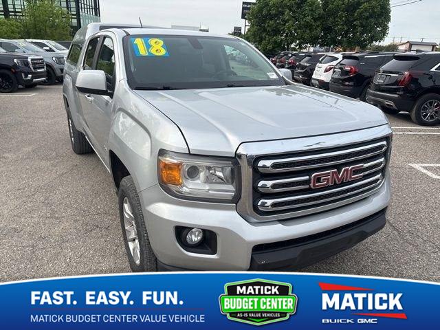 Quicksilver Metallic 2018 GMC Canyon Pickup Truck 4X2 8-Speed Automatic
