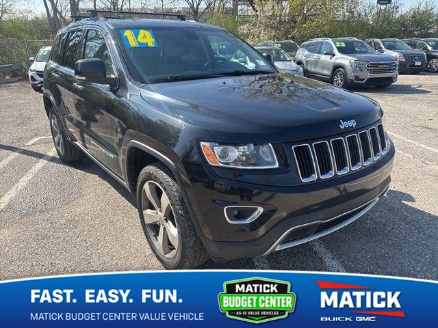Brilliant Black Crystal Pearlcoat 2014 Jeep Grand Cherokee SUV / Crossover Four-Wheel Drive 8-Speed Automatic