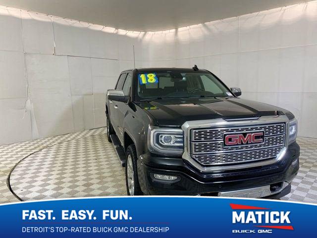 Black 2018 GMC Sierra 1500 Pickup Truck Four-Wheel Drive 8-Speed Automatic Overdrive