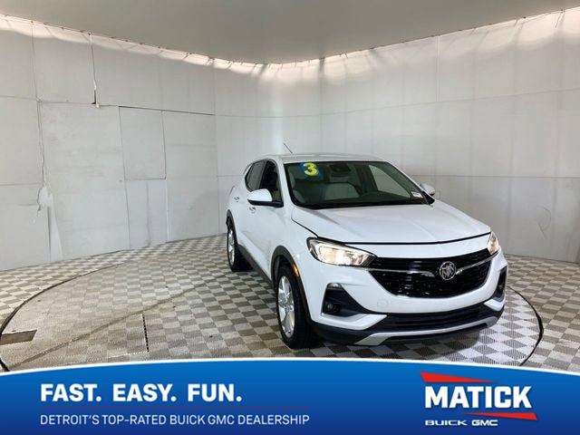 Summit White 2023 Buick Encore GX SUV / Crossover Front-Wheel Drive Continuously Variable Transmission