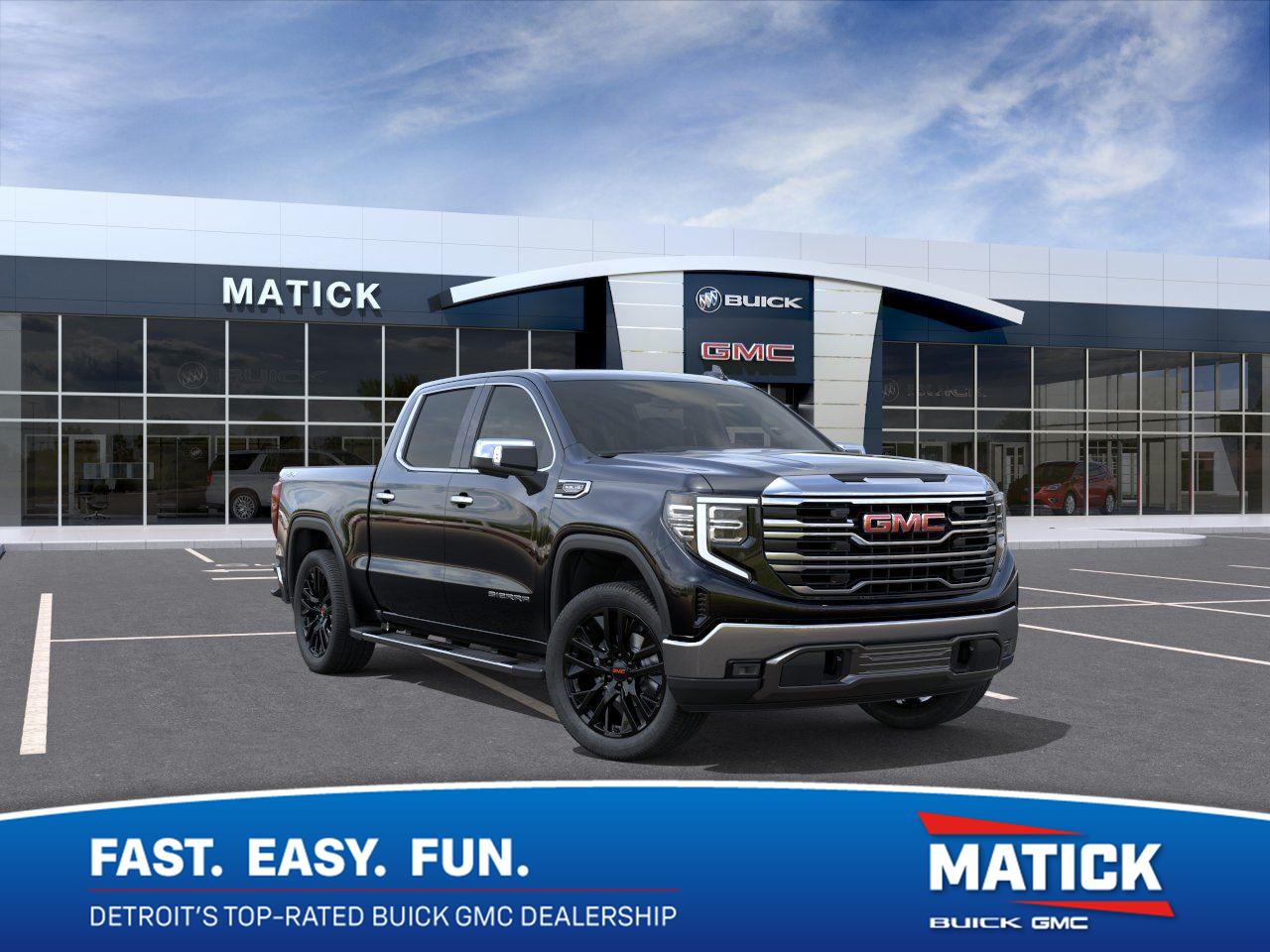 Onyx Black 2026 GMC Sierra 1500 Pickup Truck Four-Wheel Drive Automatic