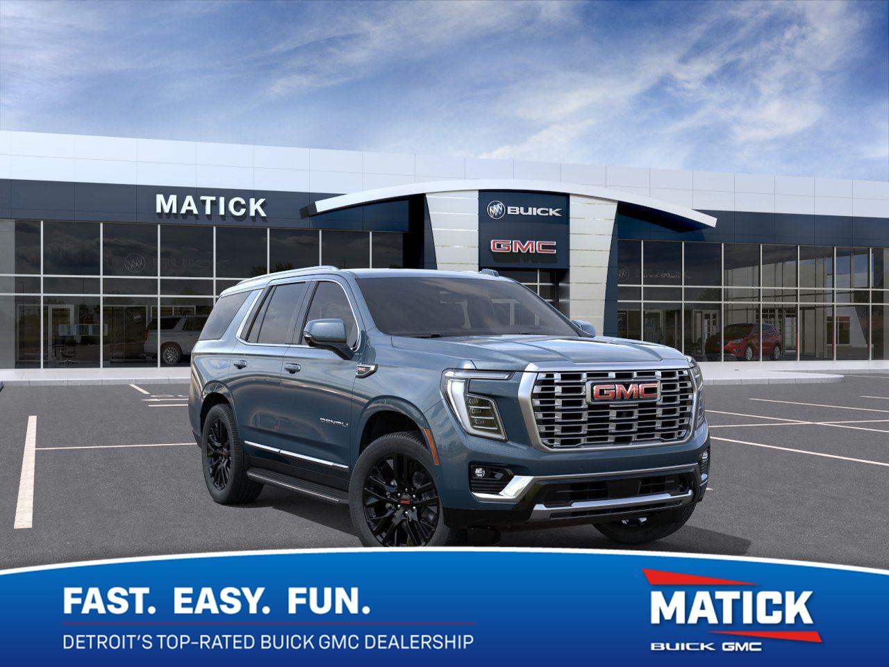Downpour Metallic 2026 GMC Yukon SUV / Crossover Four-Wheel Drive Automatic