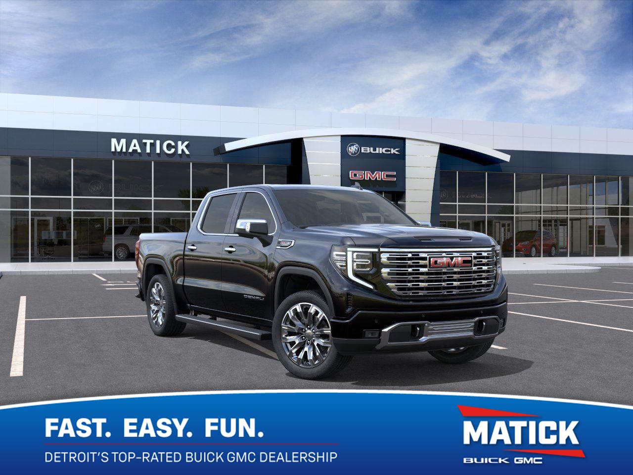 Onyx Black 2026 GMC Sierra 1500 Pickup Truck Four-Wheel Drive Automatic