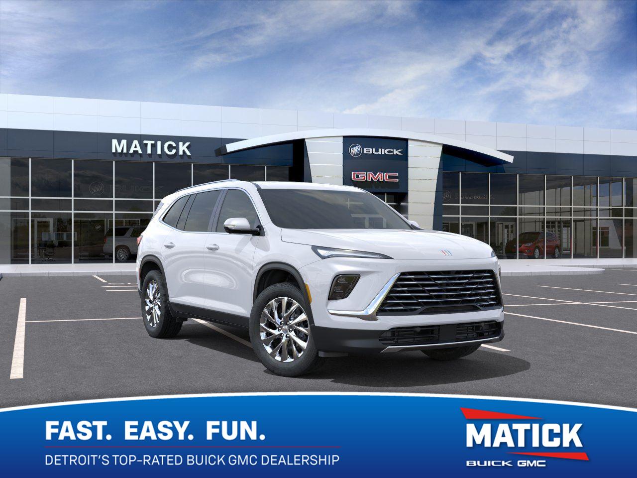 Summit White 2026 Buick Enclave SUV / Crossover Front-Wheel Drive 8-Speed Automatic