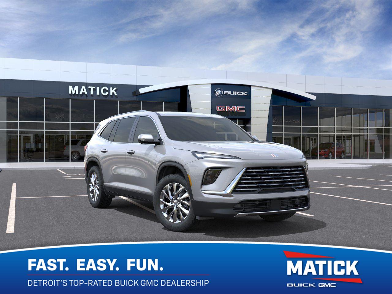 Moonstone Gray Metallic 2026 Buick Enclave SUV / Crossover Front-Wheel Drive 8-Speed Automatic