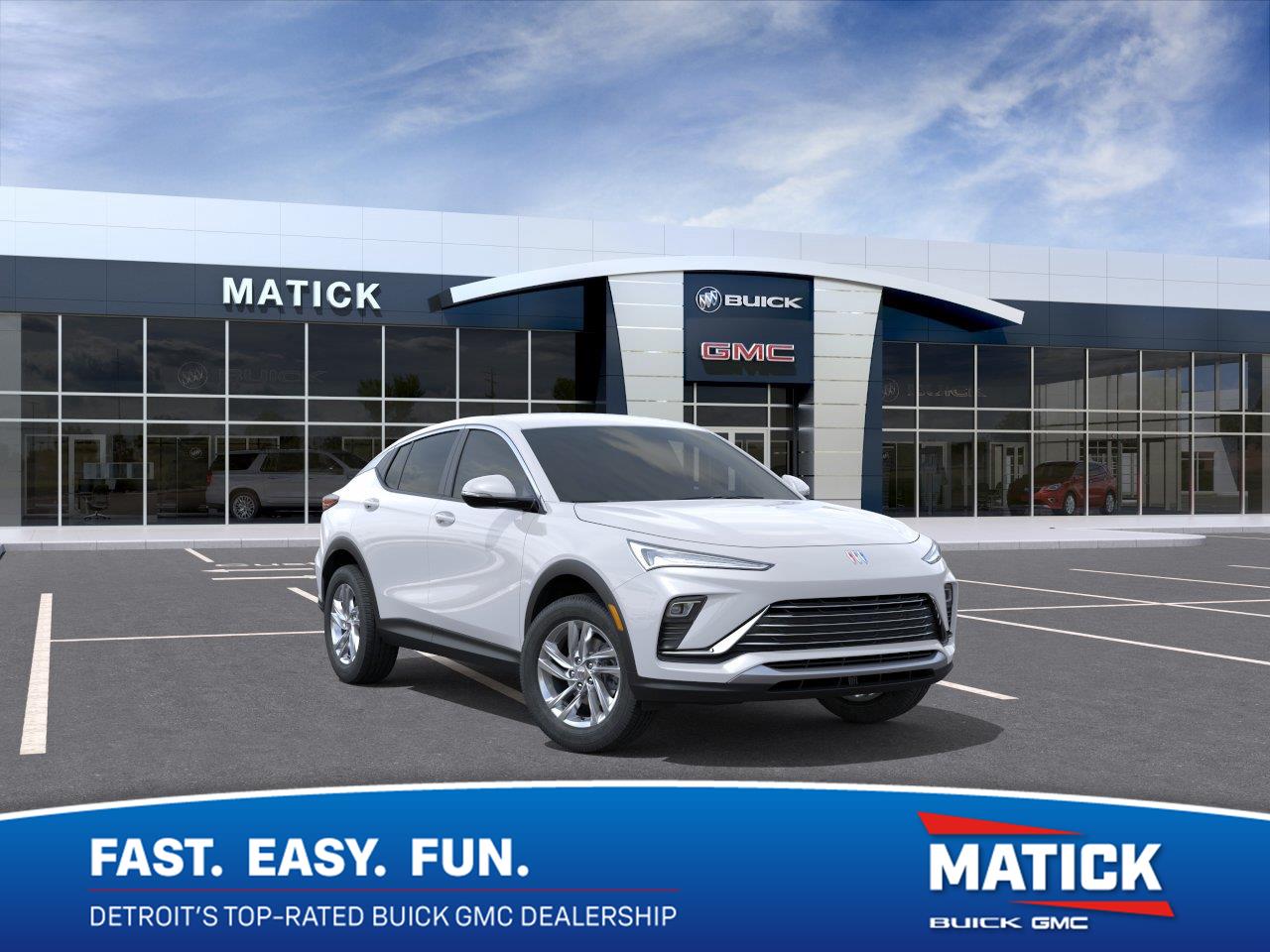 Summit White 2026 Buick Envista SUV / Crossover Front-Wheel Drive 6-Speed Automatic