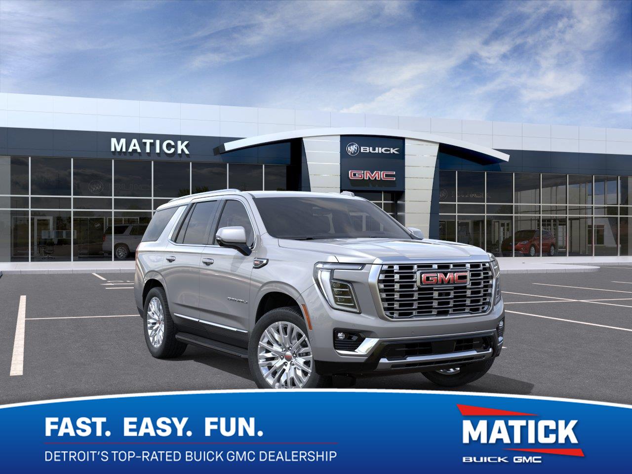 Sterling Metallic 2026 GMC Yukon SUV / Crossover Four-Wheel Drive Automatic