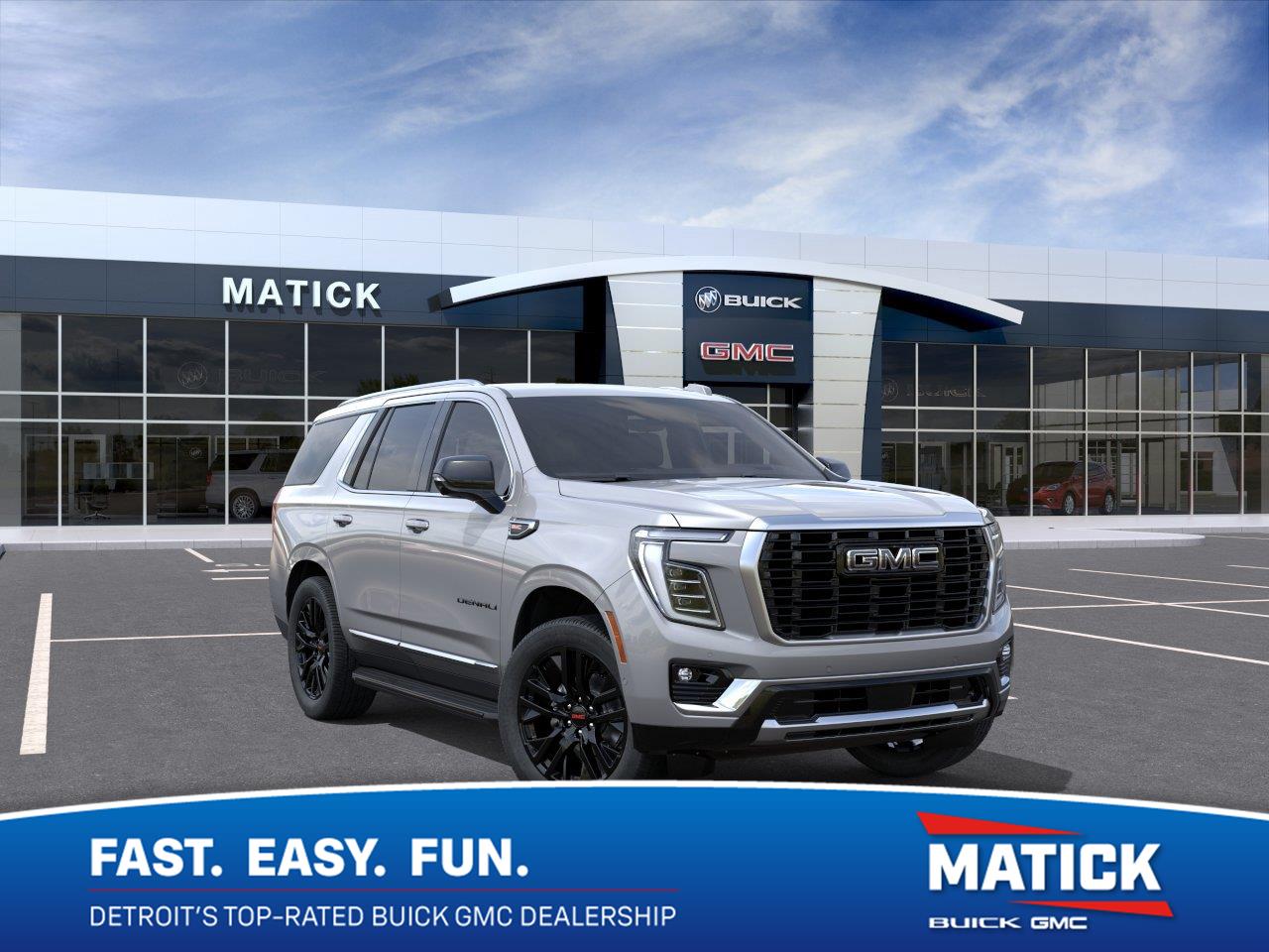 Sterling Metallic 2026 GMC Yukon SUV / Crossover Four-Wheel Drive Automatic