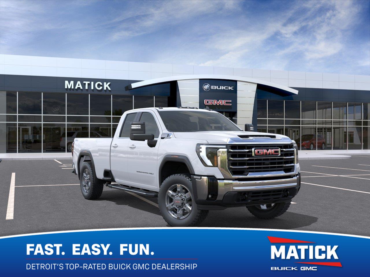 SUMMIT WHITE 2026 GMC Sierra 2500HD Pickup Truck Four-Wheel Drive