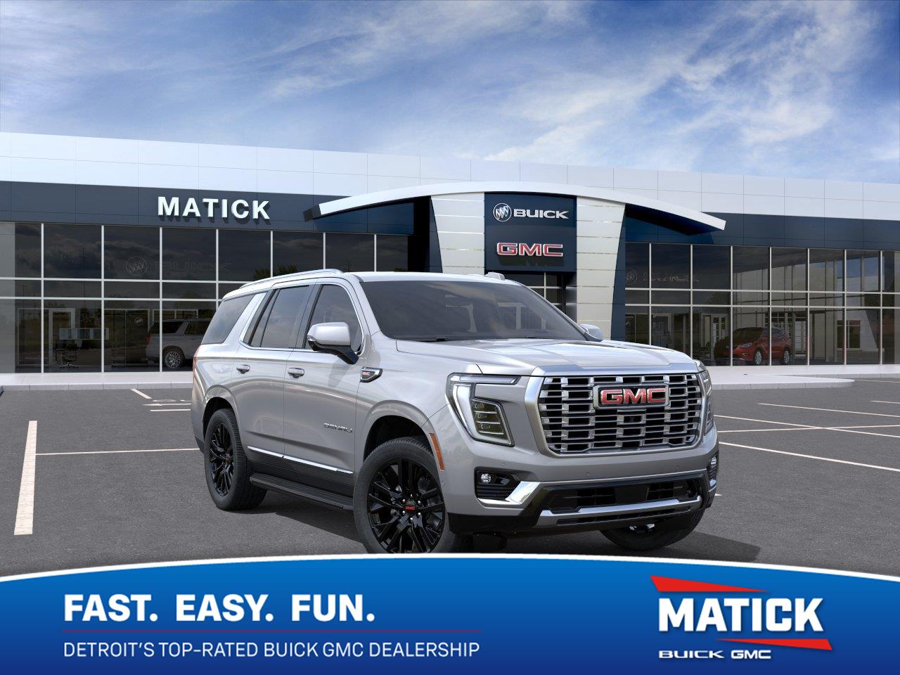 Sterling Metallic 2026 GMC Yukon SUV / Crossover Four-Wheel Drive Automatic