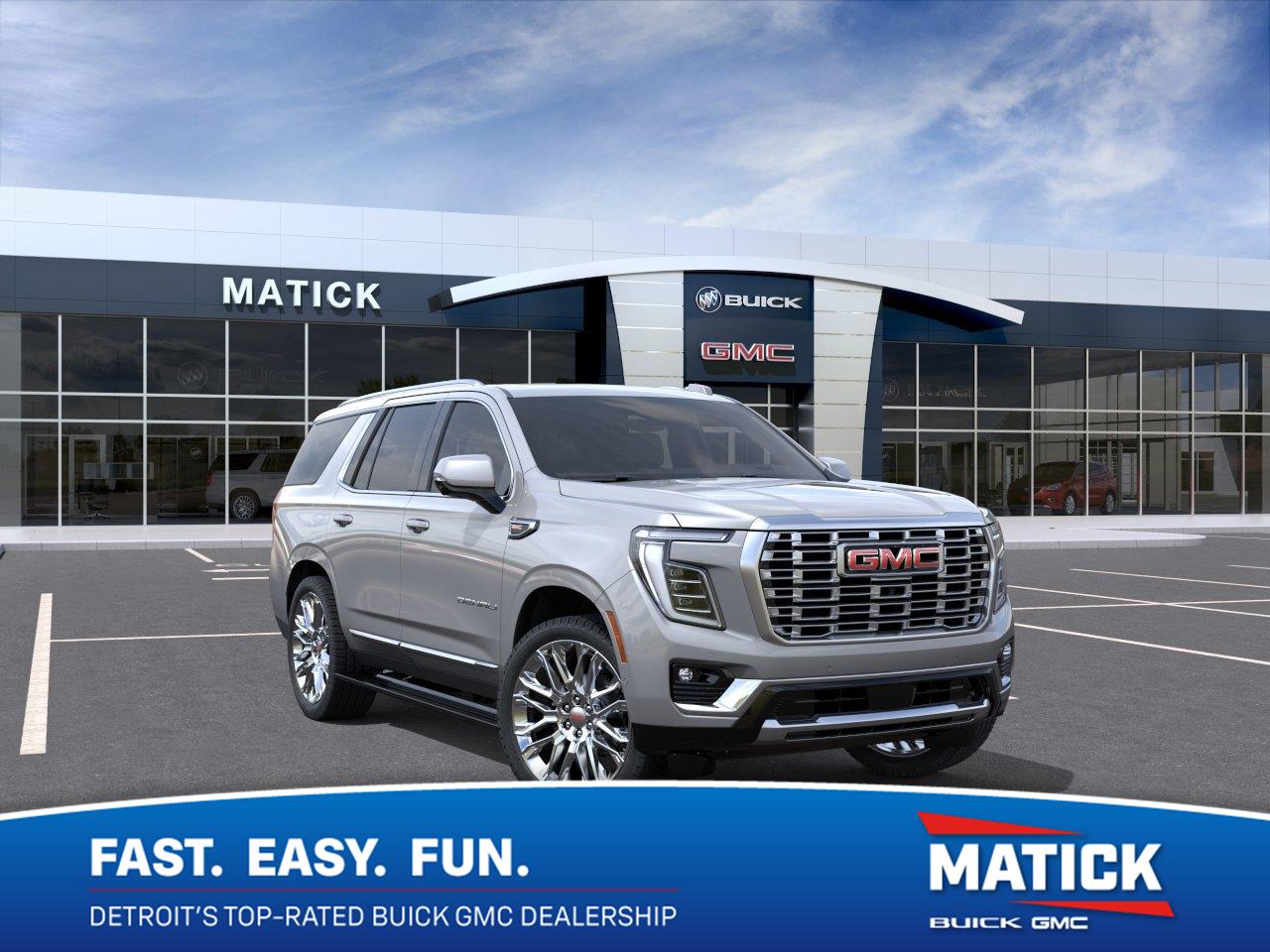 Sterling Metallic 2026 GMC Yukon SUV / Crossover Four-Wheel Drive Automatic